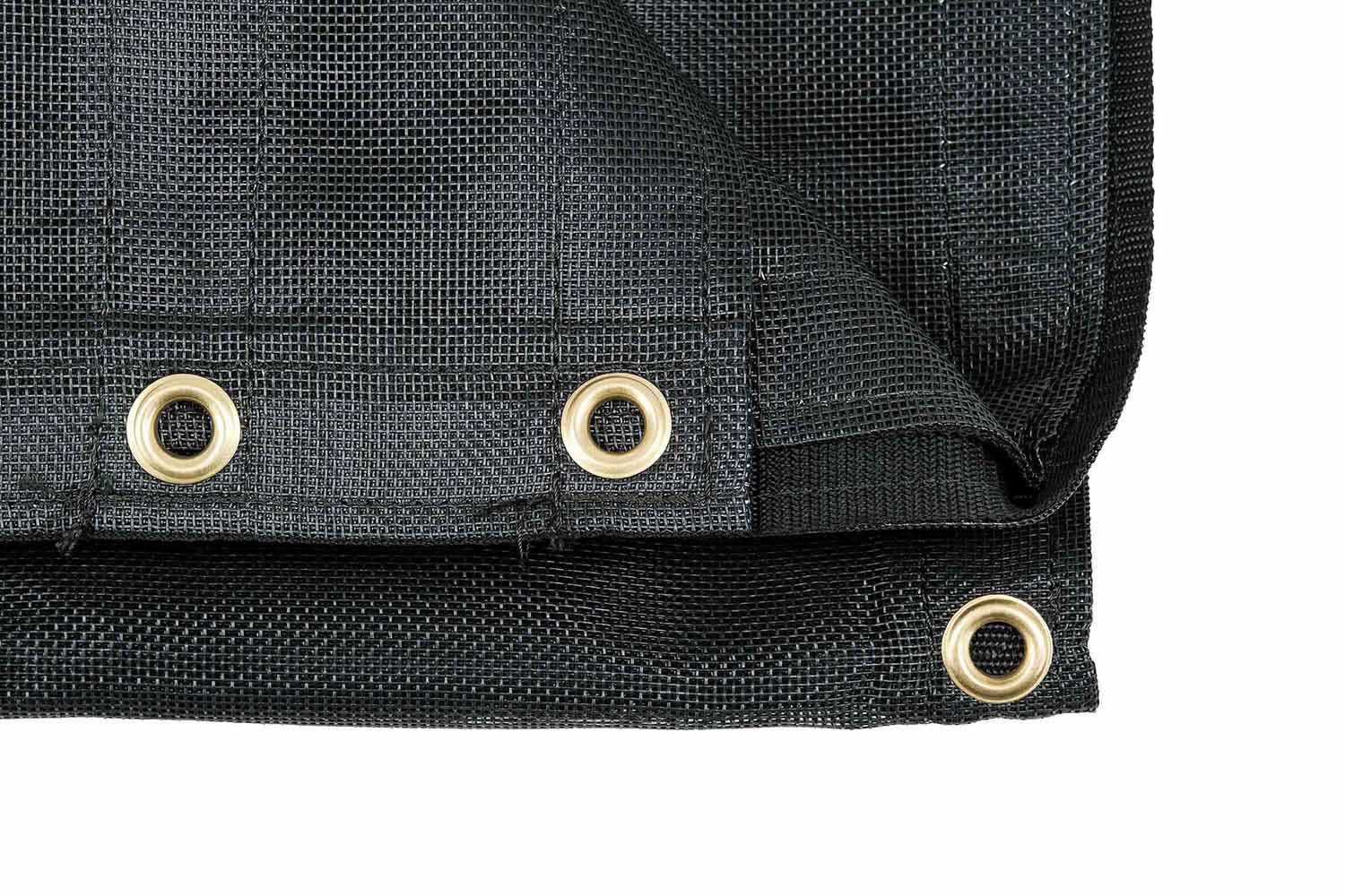 Dump Truck Vinyl Coated Mesh Tarps Cover with 5 Inch 18oz Double Pocket