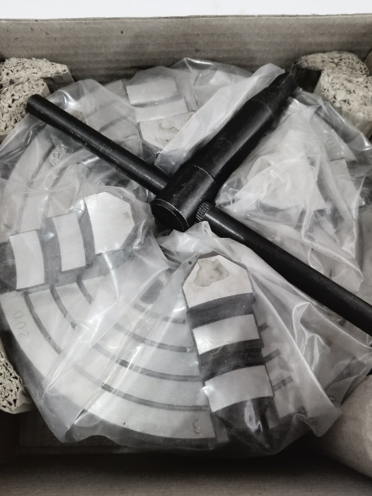 Turner 6"/160 mm Precision Quality Independent 4 Jaw Lathe Chuck w/Chuck Key