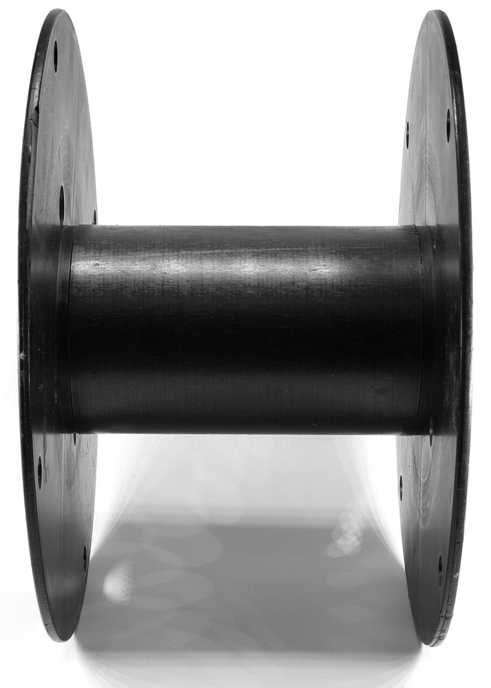 Used Large Plastic Spools for Wire/Cable - 10 1/2" Diameter, 6 1/4" Flat-to-Flat
