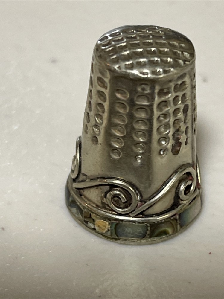Vintage Sterling Silver Thimble Taller