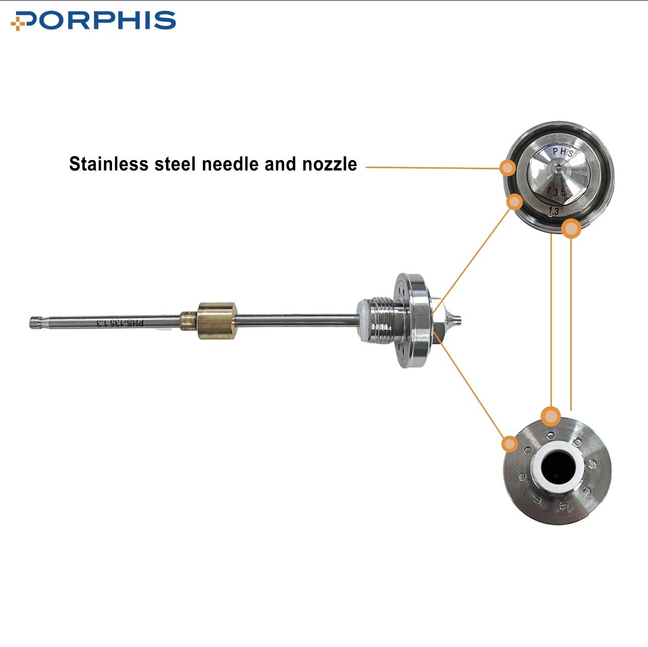 1.3 HVLP Professional Paint Gun/ PHS-135 SPRAY PAINT GUN