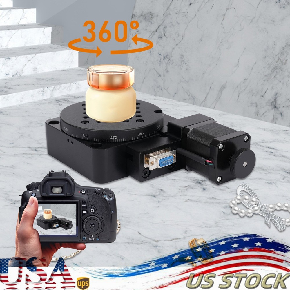 Motorized Rotation Stage Optical Rotary Table Electric Optical Rotation Platform
