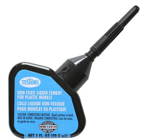 Testors 3527 Non-Toxic Liquid Cement for Plastics With Precision Applicator