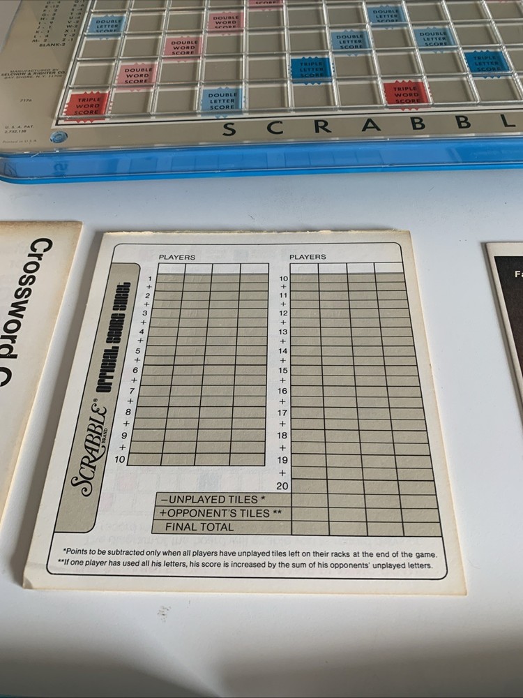 1977 Deluxe Edition SCRABBLE Game Complete Excellent Condition