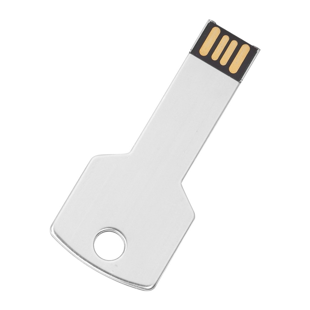 Cool Key Shape USB Flash Drive For Fast File Storage In Computer Silver