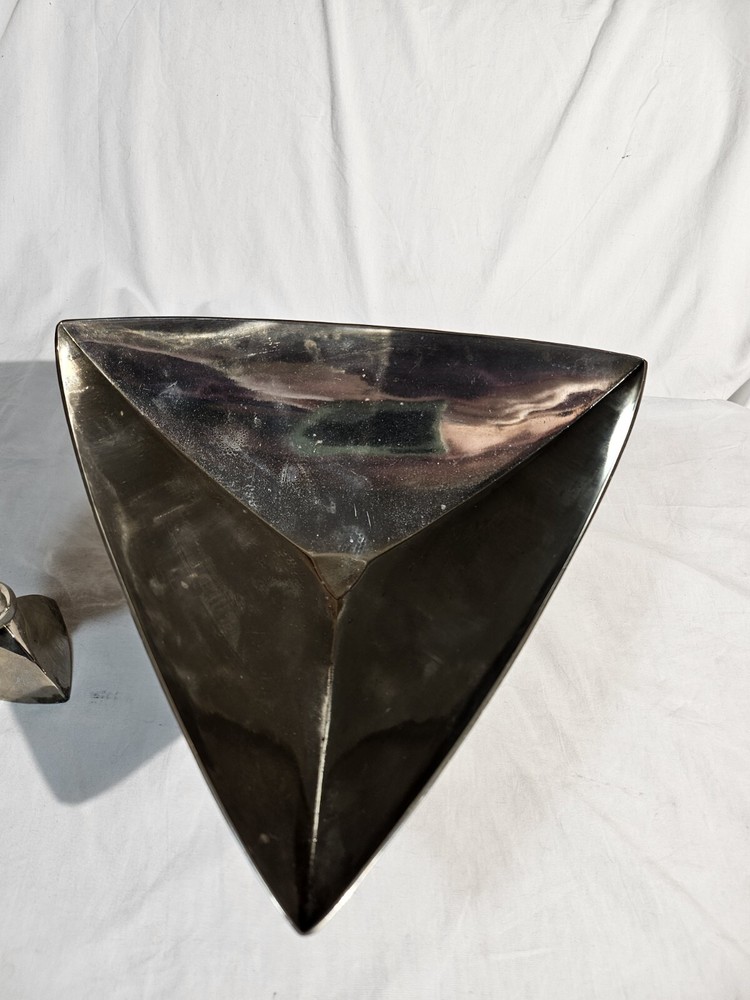 Namford Silverplated Triangular Bowl & Wine Cup Brass Collectible 🔥