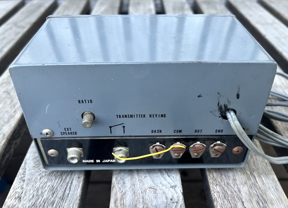 VINTAGE MARS MODEL EK-20 HAM RADIO TELEGRAPH MORSE CODE KEY ELECTRONIC KEYER