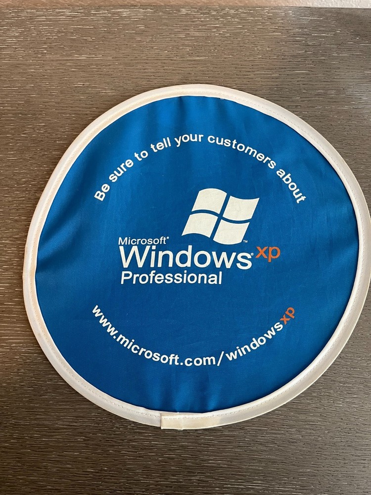 Windows XP Promotional Folding Flying Disc