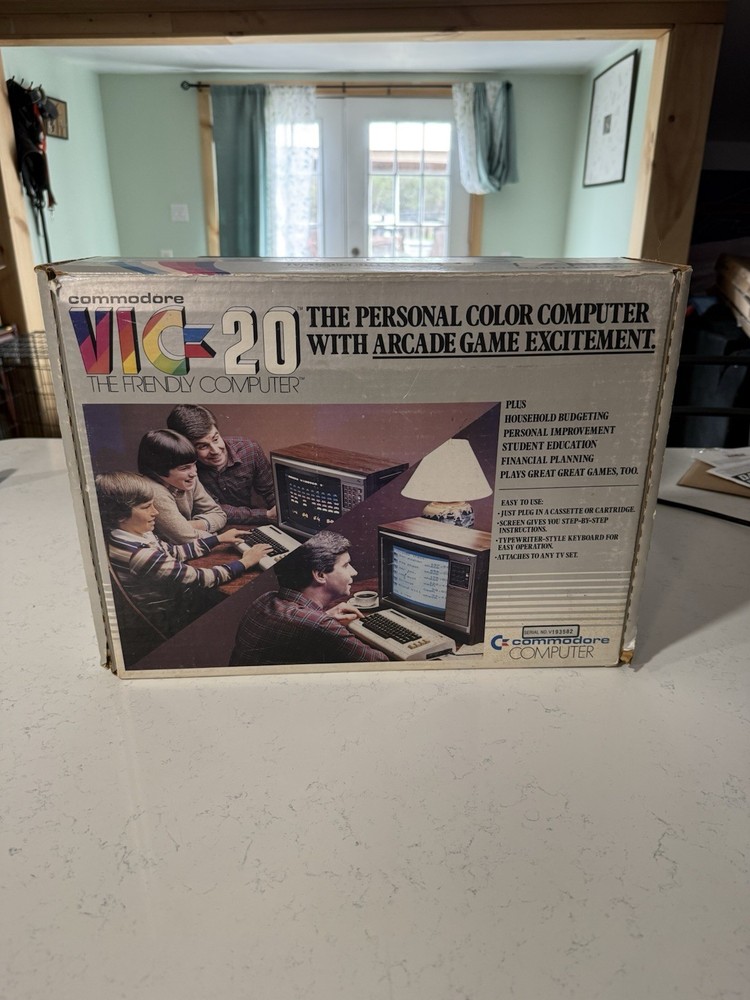 Commodore VIC20 Computer CIB Tested Working W Box Manuals Retro Vintage PC