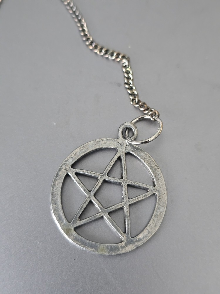Kheops Dowsing Pendulum Metal Pendulum w/ Pentacle Charm Box