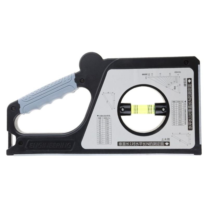 Protractor Angles Finder Inclinometer Slope Test Ruler with Bubble Woodworking