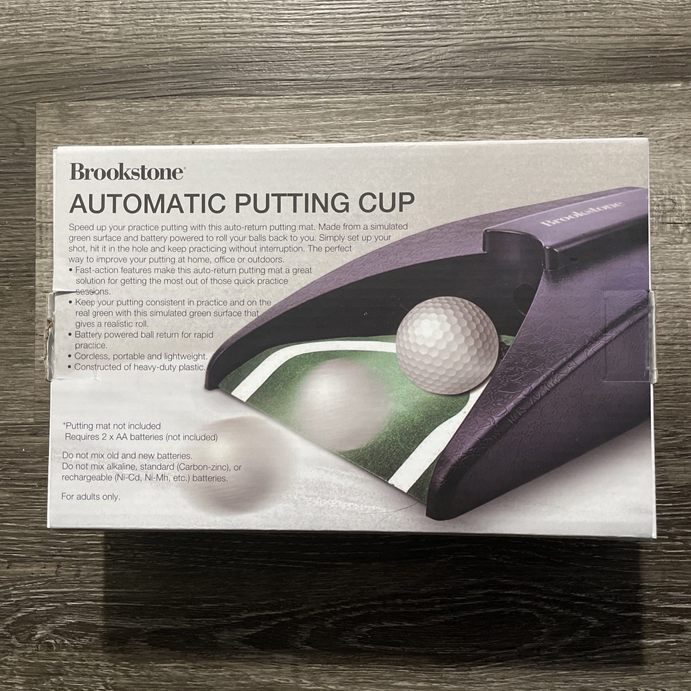 Automatic Golf Putting Cup - Automatic Ball Return - Includes Golf Ball