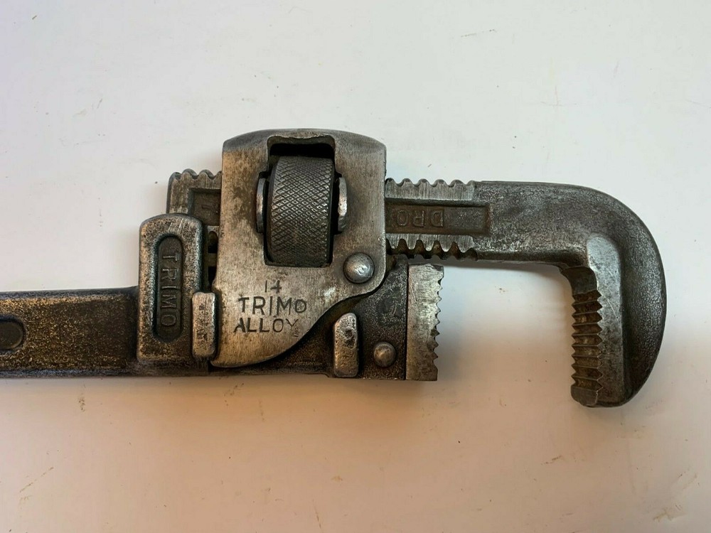 Antique Tool - Pipe "Monkey" Wrench - Trimont MFG Co - 14
