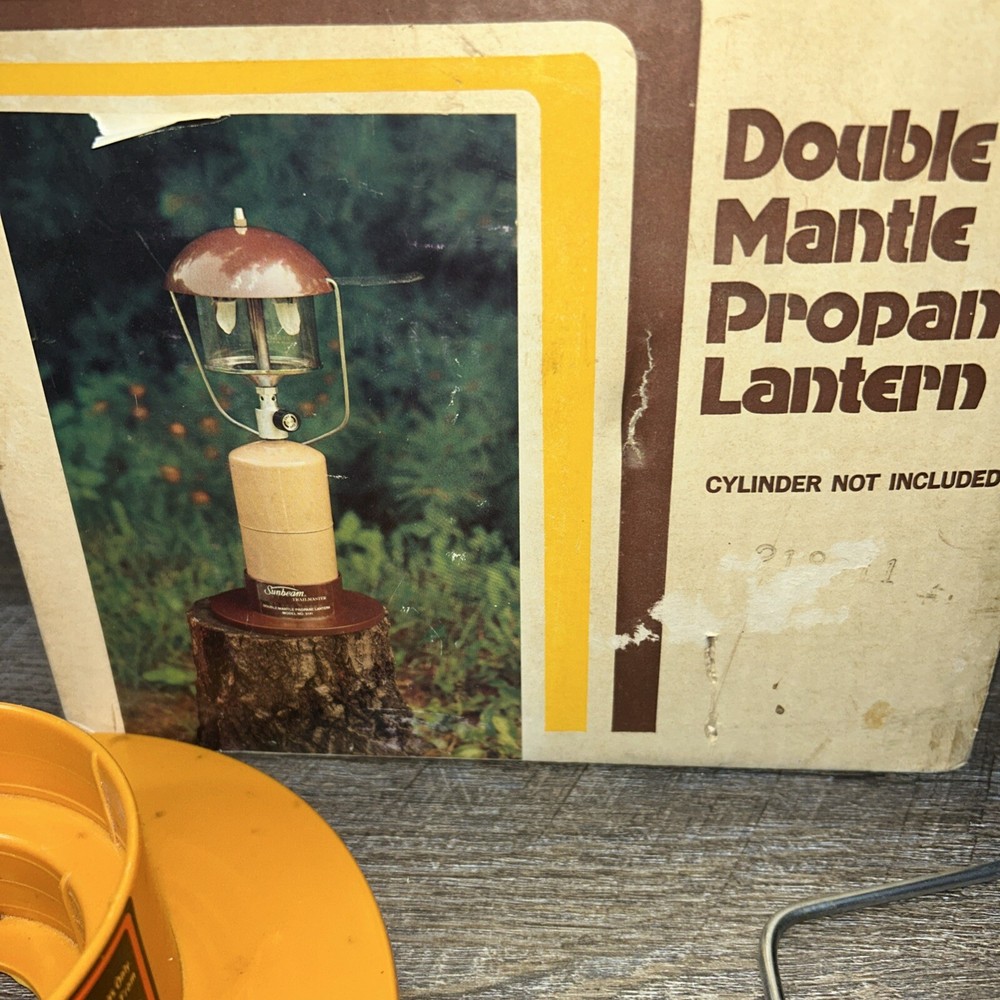 Sunbeam Trailmaster Double Mantle Propane Lantern NOS Model # 5141