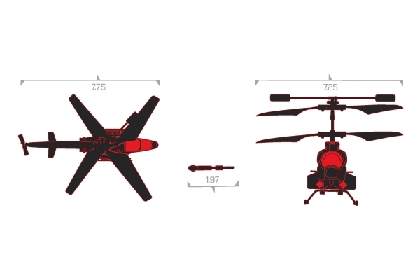 Griffin HELO TC Assault iPhone Android iOS App Touch Controlled RC Helicopter