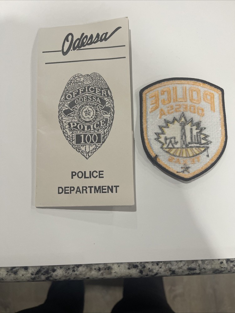 Texas Odessa Police Patch