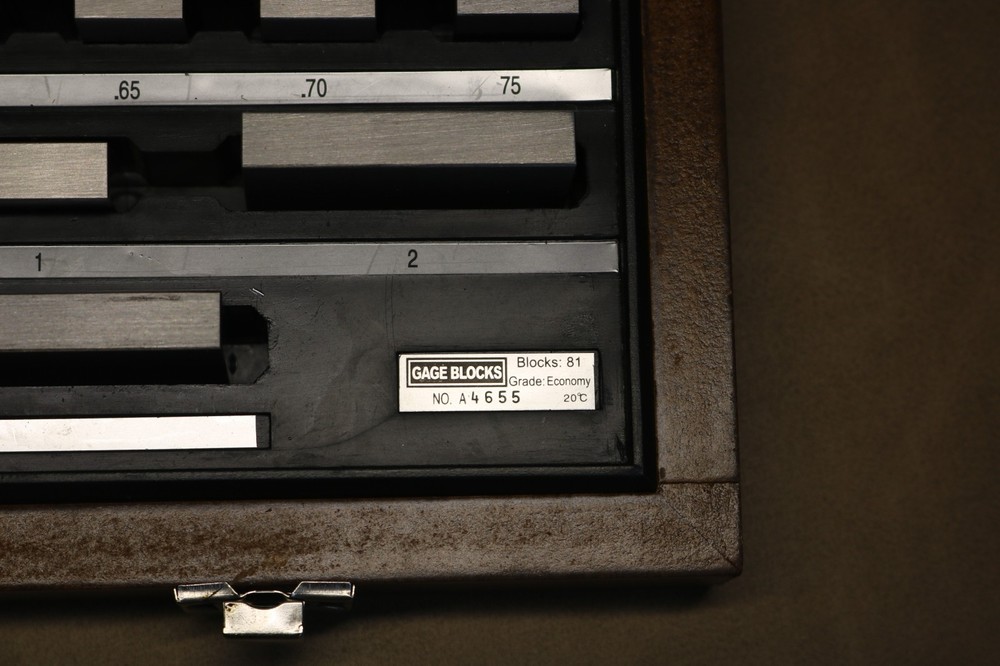 ProCheck A4655 81 piece gauge block set