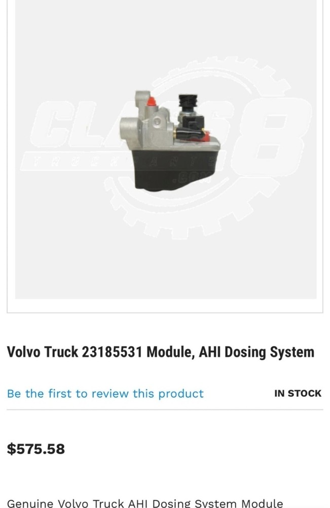 AHI Dosing Module For Volvo Mack Trucks D11 D13 D16 MP8