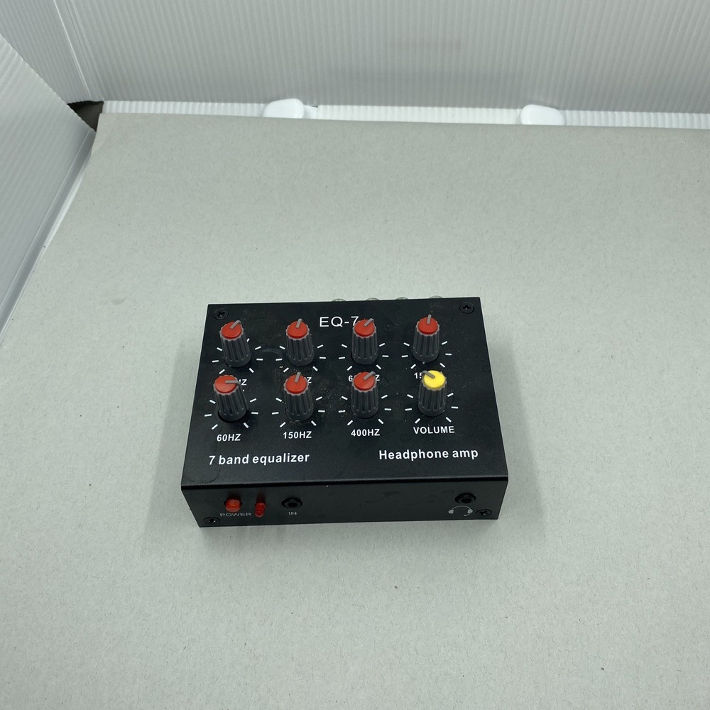 EQ7 Car Audio Headset Amplifier 7Band EQ Equalizer Digital Sound