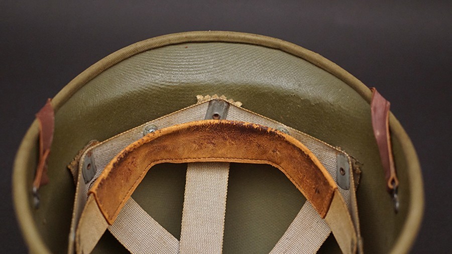 WWII US HAWLEY M1 HELMET LINER, 1st PATTERN