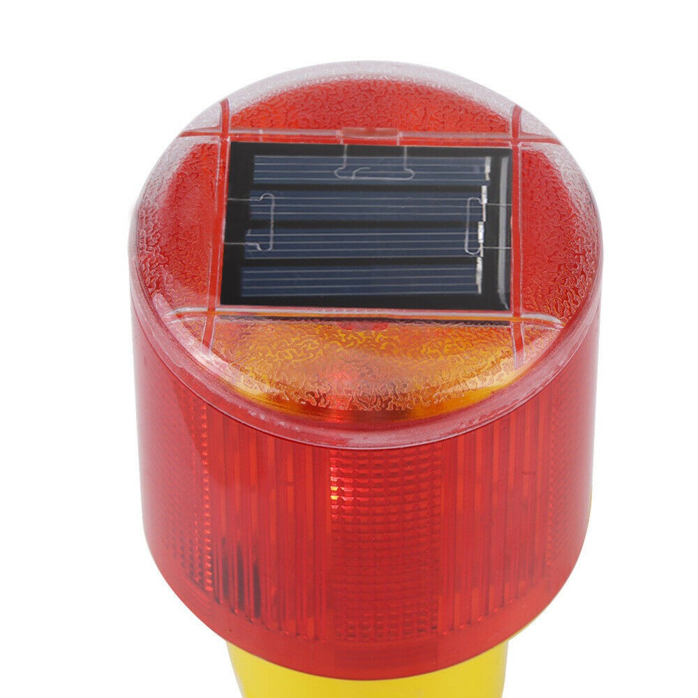 Waterproof Solar LED Alarm Strobe Signal Security Caution Flash Warning Lights