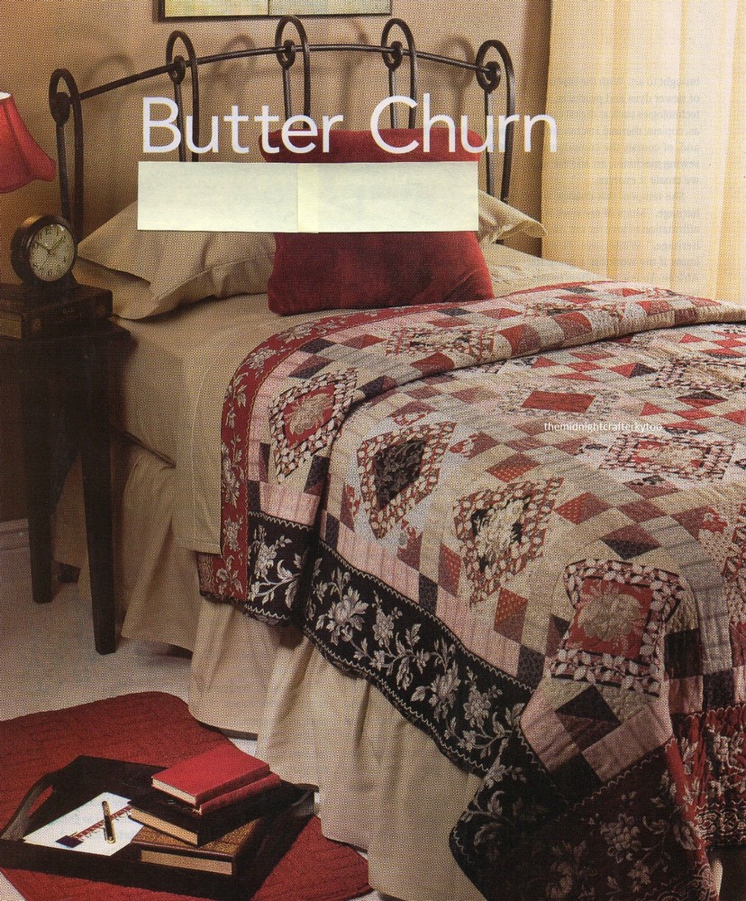 Butter Churn Quilt Pattern Pieced SM