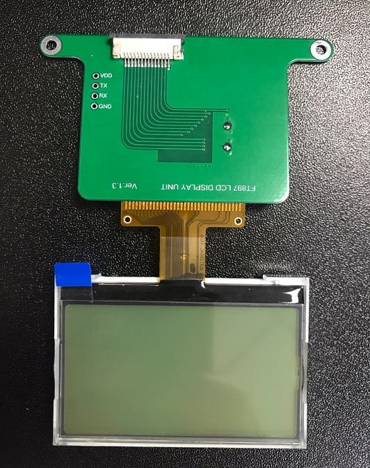 YAESU FT-897 Ft-897D LCD Display replacement part 'zebra stripes' issue