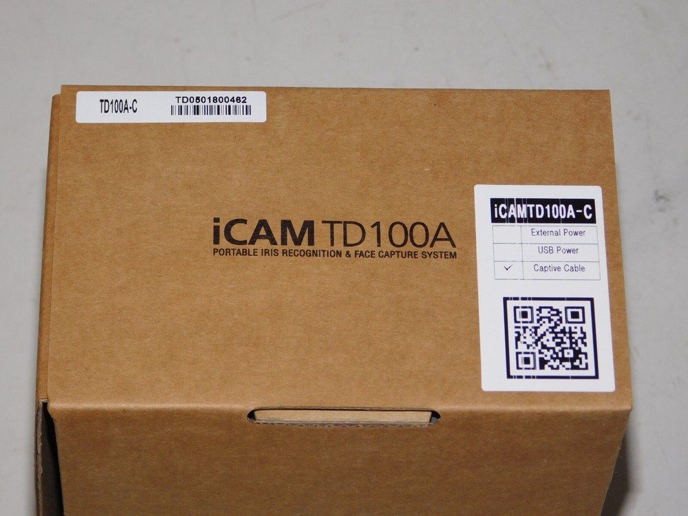 New IRIS ID iCAM TD100A-C Portable Biometric Eye Face Recognition Camera System