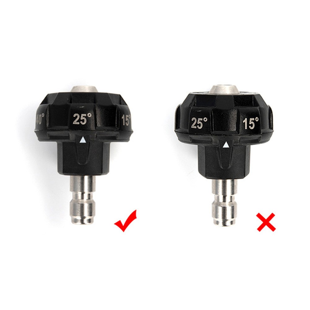 1/4'' Pressure Washer Spray Nozzle, 6-in-1 Quick Change over, Time-saving
