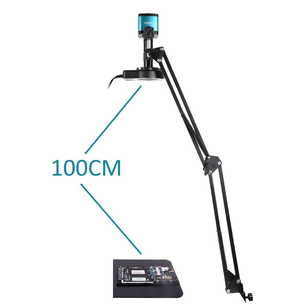 HD-1605B 48MP Microscope Camera Industrial Cam HDMI USB Outputs + Bracket #sz