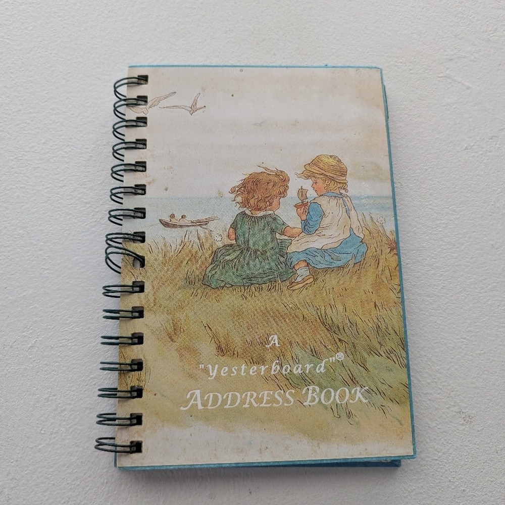 NEW Vintage Yesterboard Address Book 9" Tall 1993