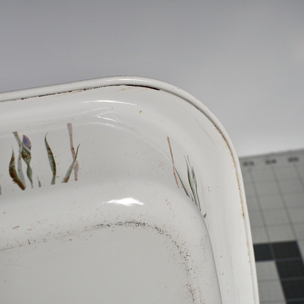 Vintage CorningWare Shadow Iris A-21 Open Roaster Lasagna Baking Dish Pan