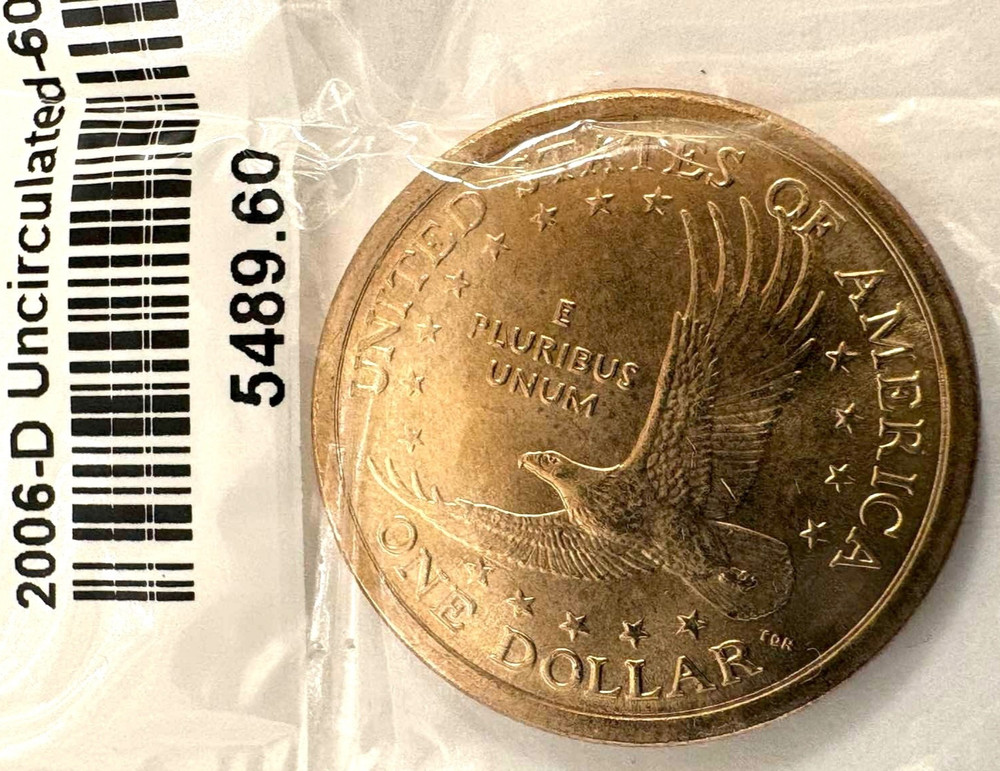 2006-D Sacagawea dollar with minting errors that collectors should notice