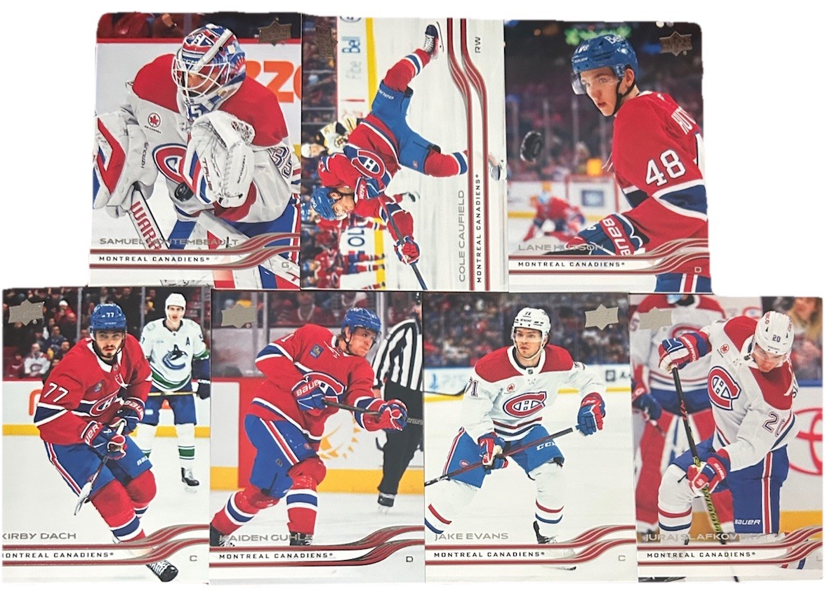 Montreal Canadiens 2025-26 UD Series 2 Team Set (7 Cards)