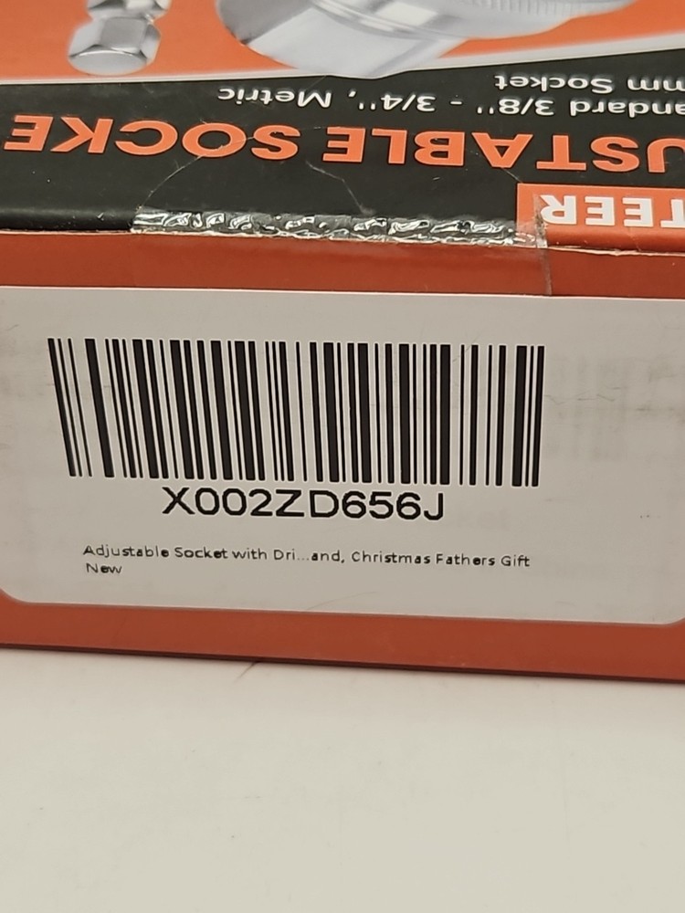 10-19mm Effecteer Adjustable Socket Tool Multifunction Wrench Sleeve Adapter Kit