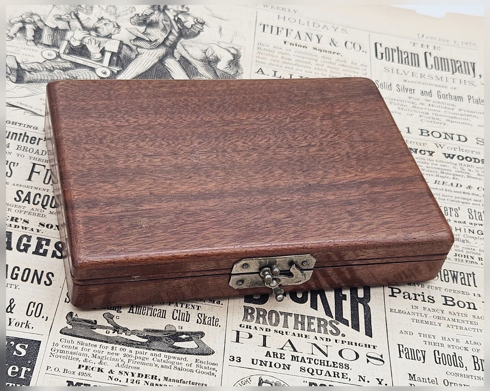 Antique Medical Eye Surgical Instruments J. Durbin Surgical Optometry Wood Rare