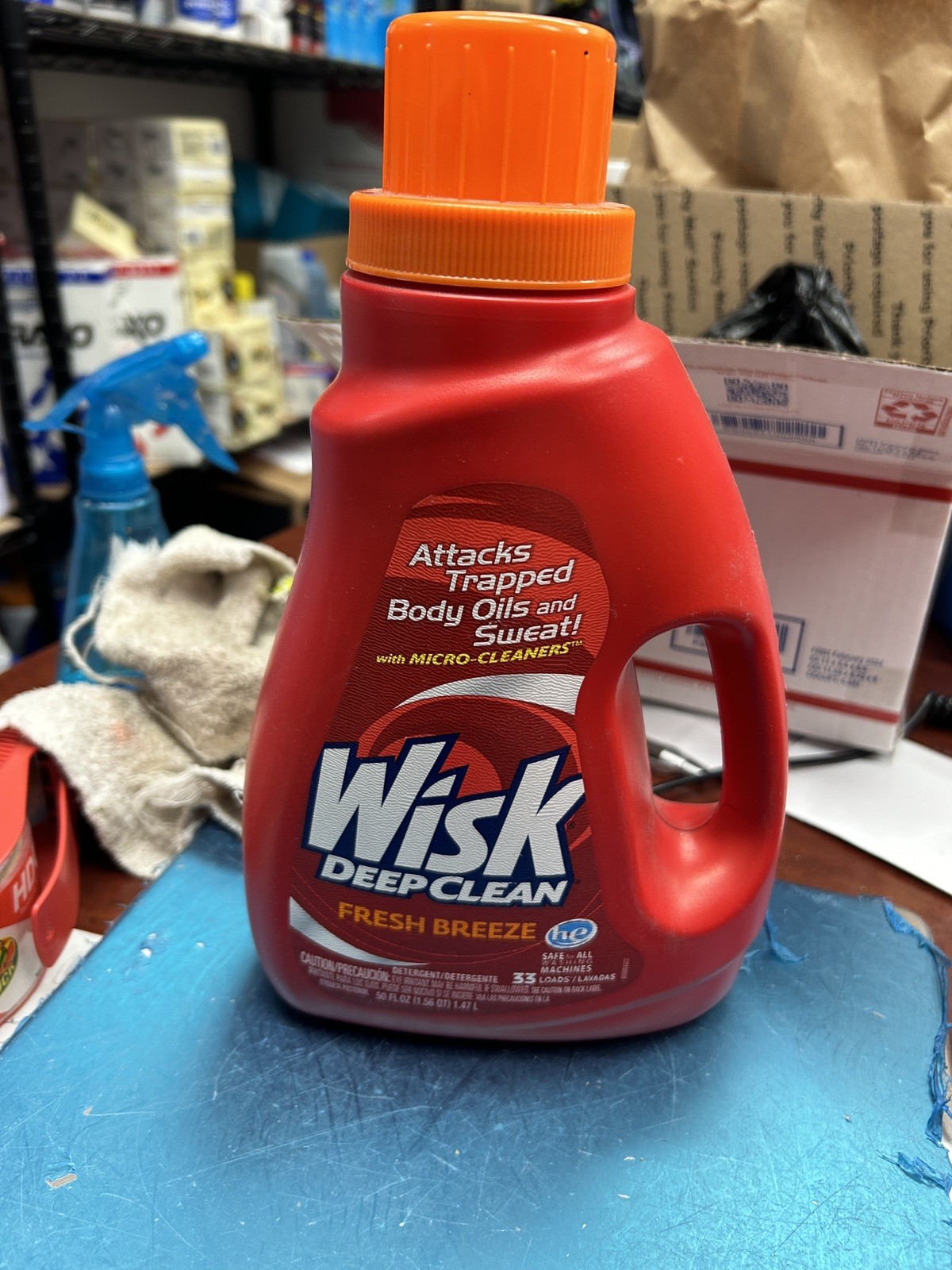 Wisk Deep Clean Fresh Breeze HE 33 Loads Laundry Detergent 50 Fl Oz Discontinued