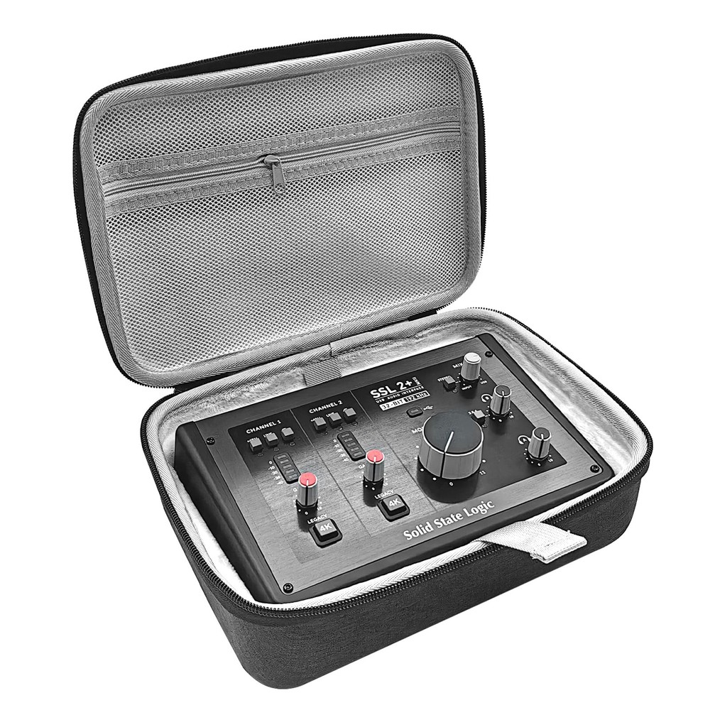Velvet HardCase Compatible with Solid State Logic SSL 2 or 2+ Audio Interface co