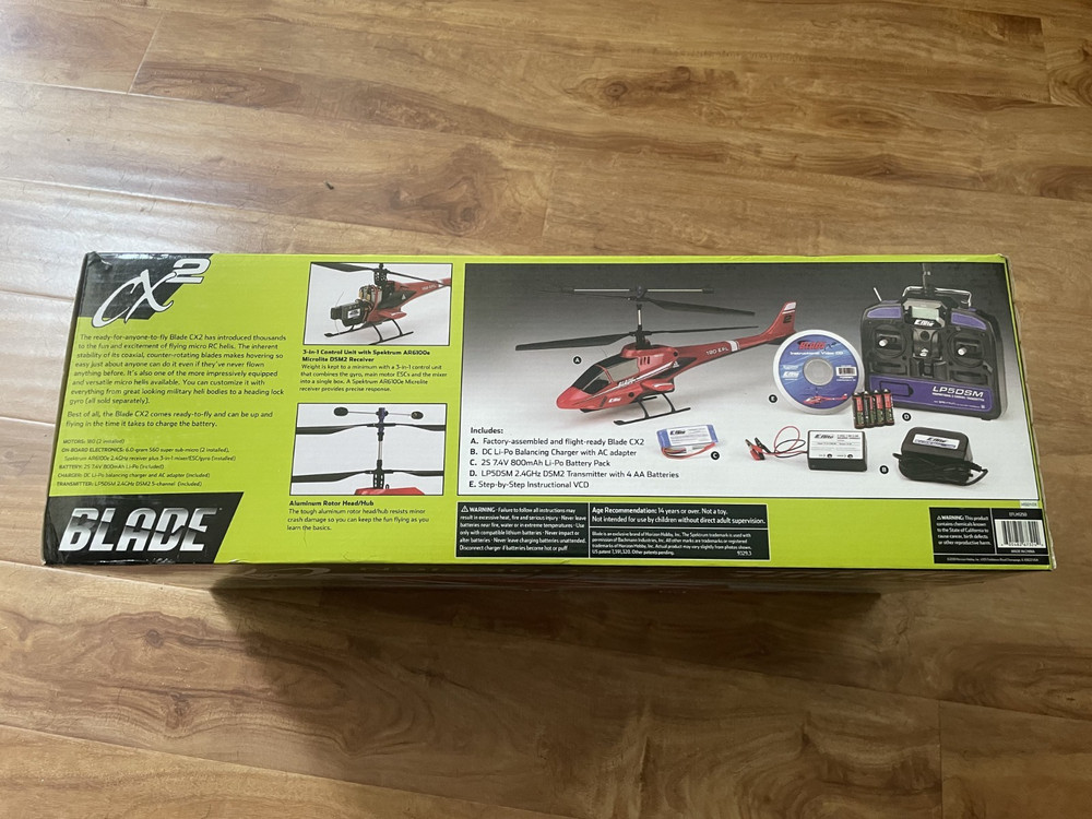 Blade CX2 helicopter