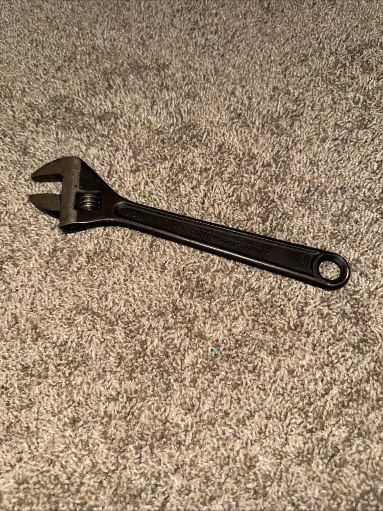 Proto  Adjustable Wrench Protoblack Professional 10” USA 710-S