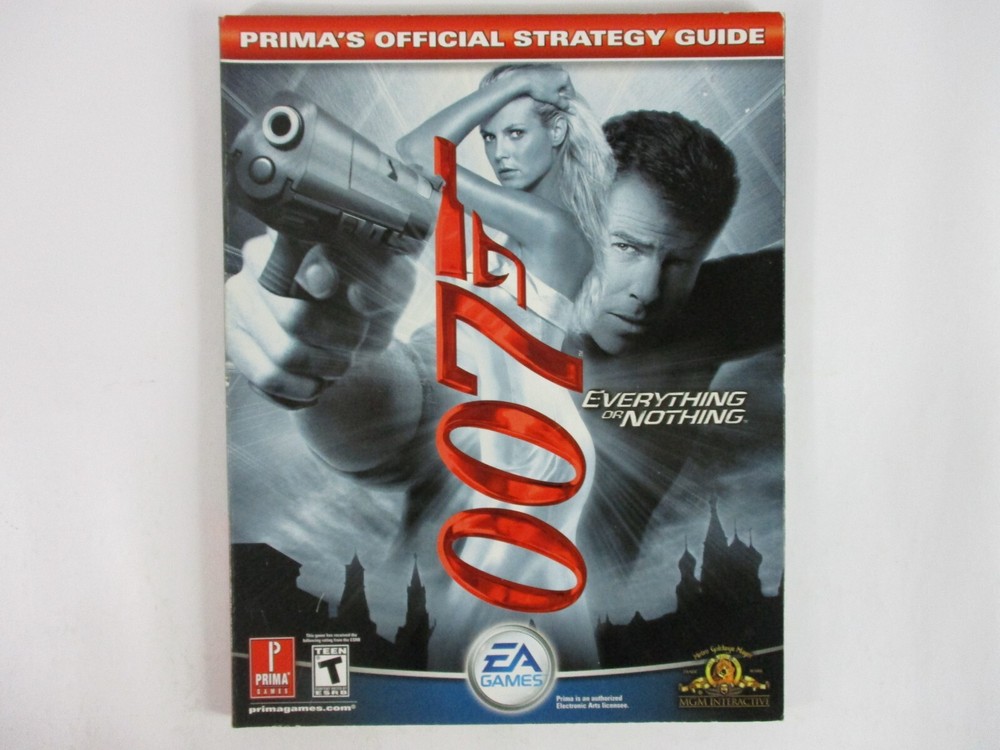 Prima 007: EVERYTHING OR NOTHING Official Strategy Guide VG!!