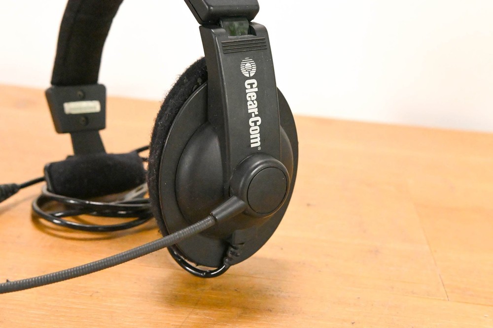 Clear-Com CC-15-MD4 Single-Ear Intercom Headset with Mini DIN Connector CG01YL4