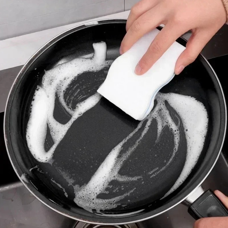 20PCS Multi-Purpose Scouring Pads – Reusable Kitchen Sponge for Dish Cleaning