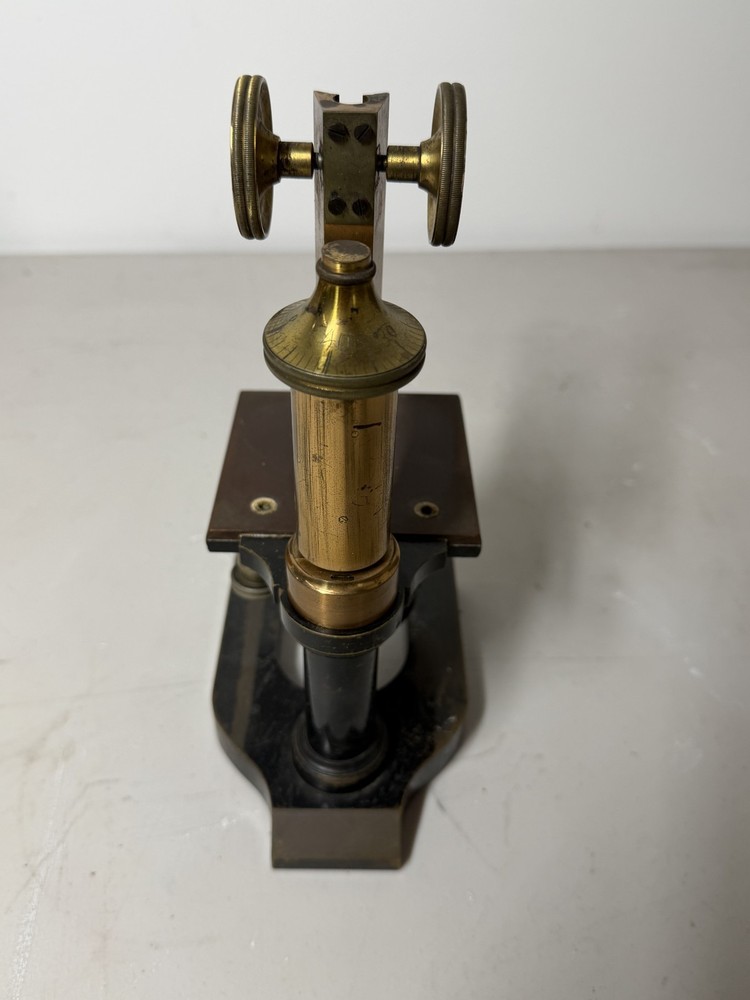 Antique Brass Microscope