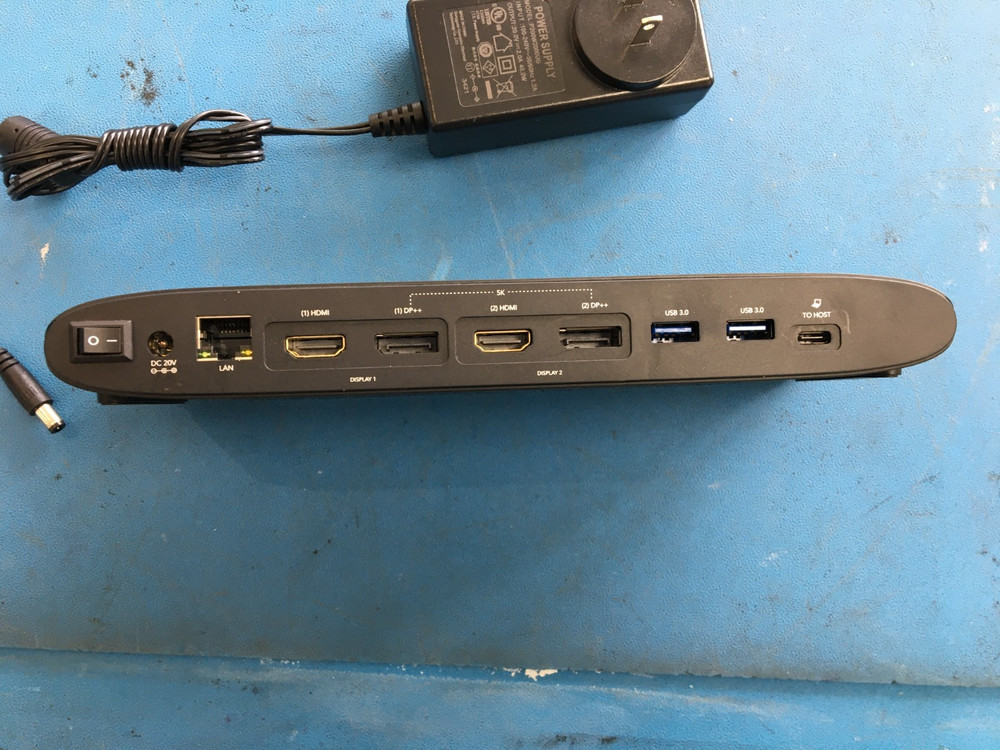 Plugable UD6950H USB 3.0 Dual 4K Display Horizontal Docking Station