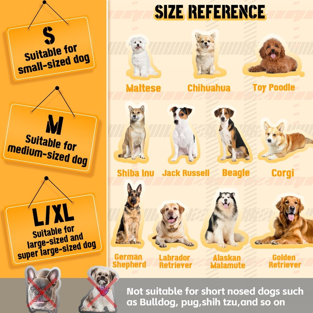 Dog Muzzle Basket Air Muzzle for Large Breeds Anti-Chewing Adjustable