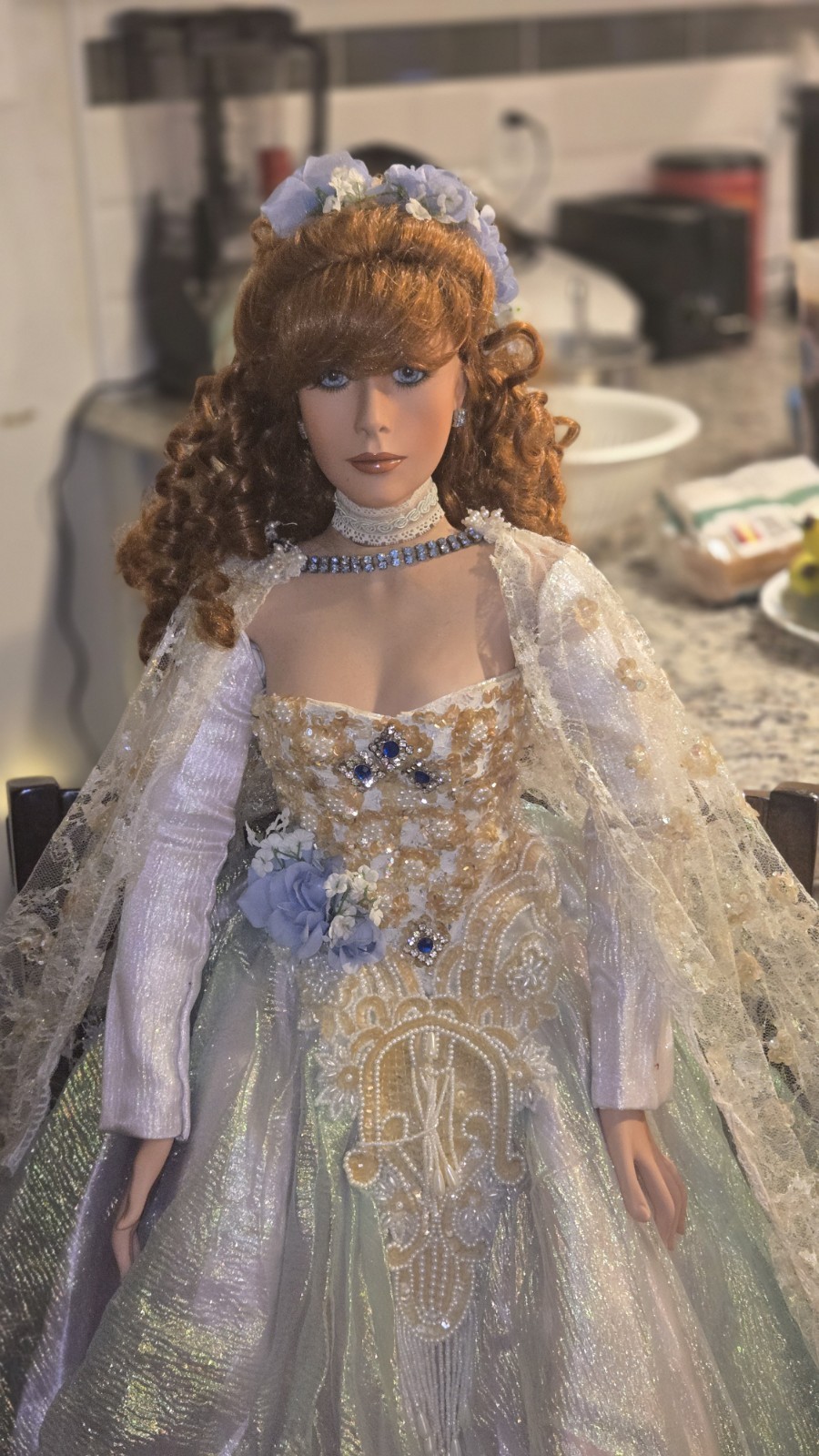 Rustie porcelain doll "Diamond Dust" 32"