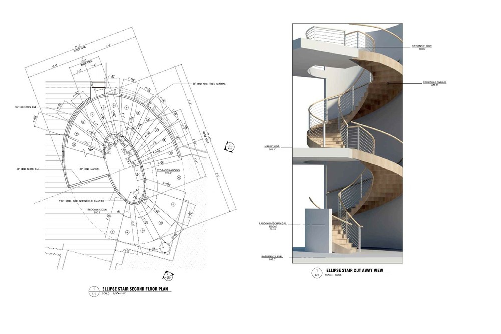 Stair shop drawings