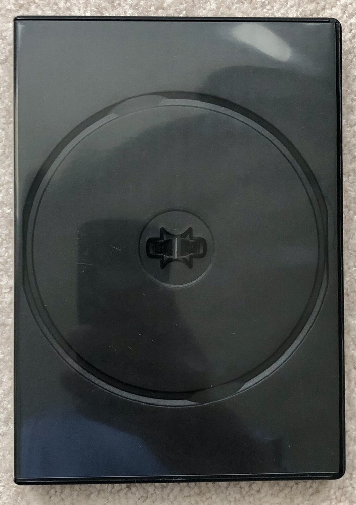 Five (5) Black Double DVD Cases “NEW”