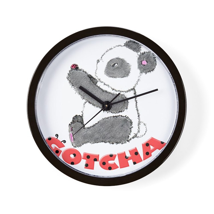 CafePress Gotcha 10" Wall Clock (1107468063)